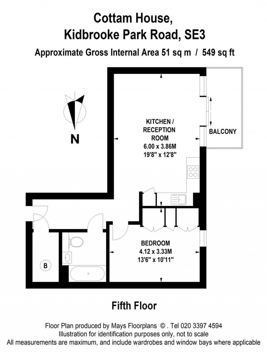 Floorplans For Cottam House, London