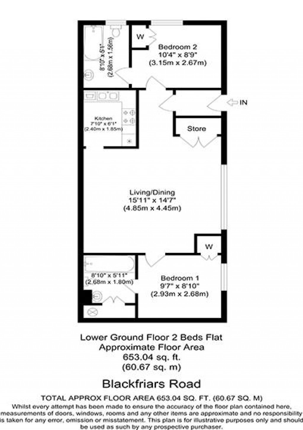 Floorplans For Blackfriars Road, London