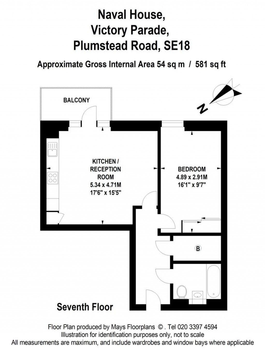 Floorplans For Naval House, London