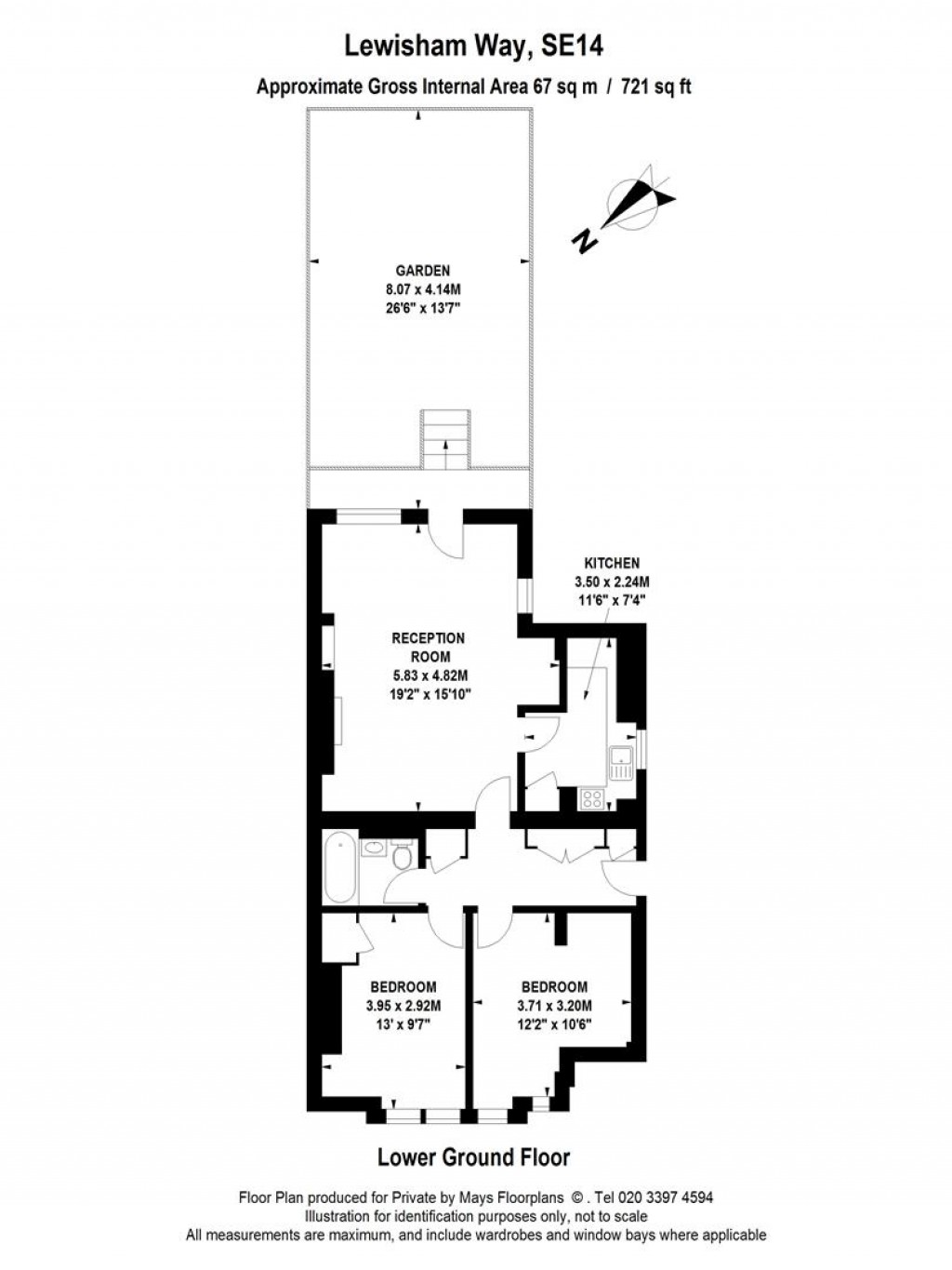 Floorplans For Lewisham Way, London