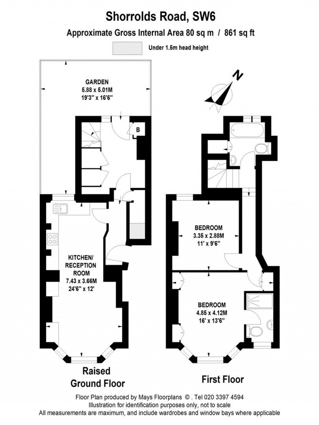 Floorplans For Shorrolds Road, London