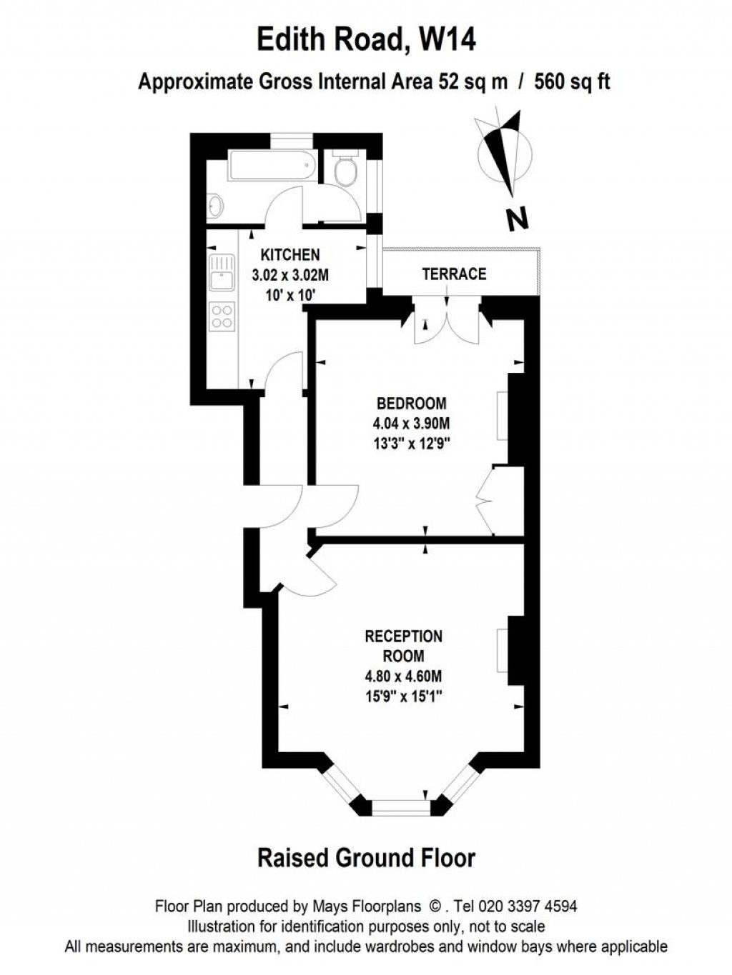 Floorplans For Edith Road, London