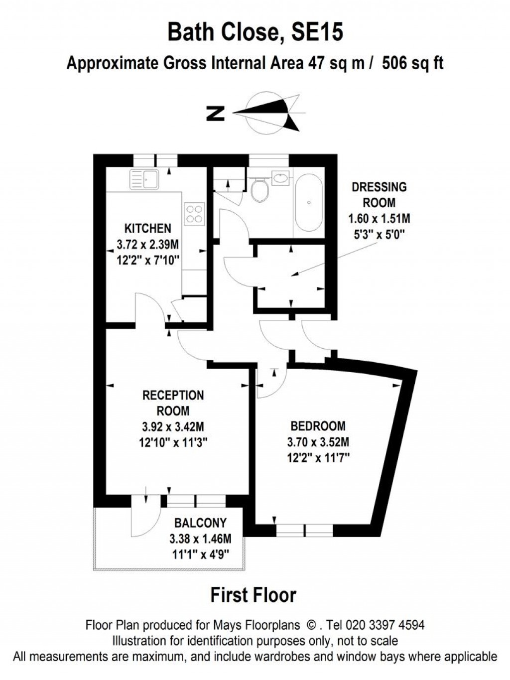 Floorplans For Bath Close, London