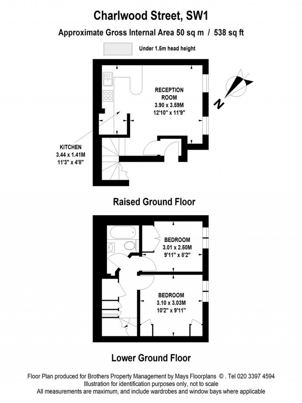 Floorplans For Charlwood Street, London